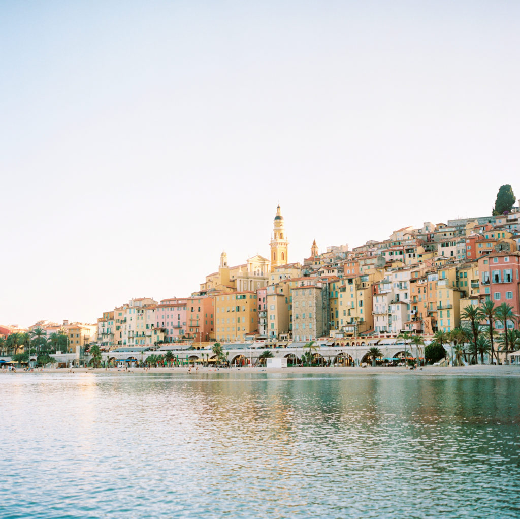 The town of Menton is a great backdrop for an Engagement Session on the French Riviera.