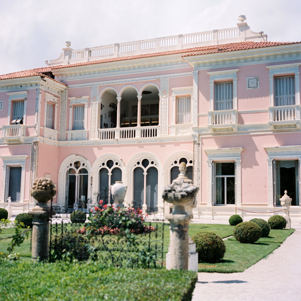 While Traveling the French Riviera you might see stunning wedding locations like the Villa Ephrussi de Rothschild.