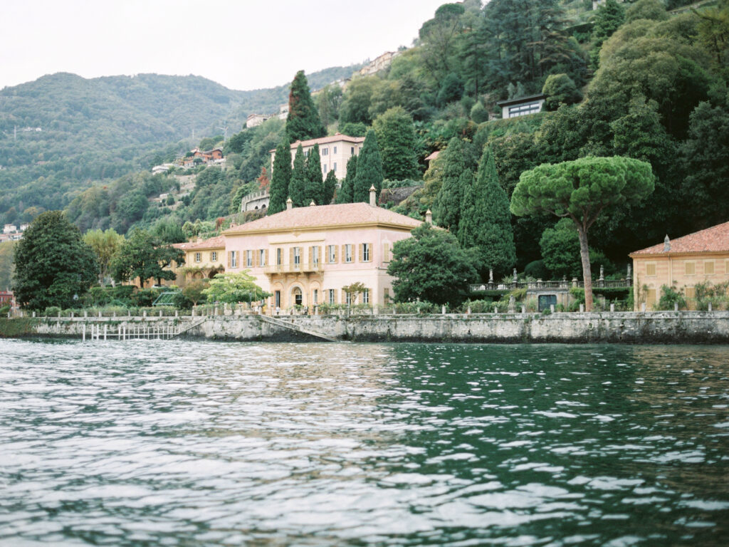 visiting a villa on lake como